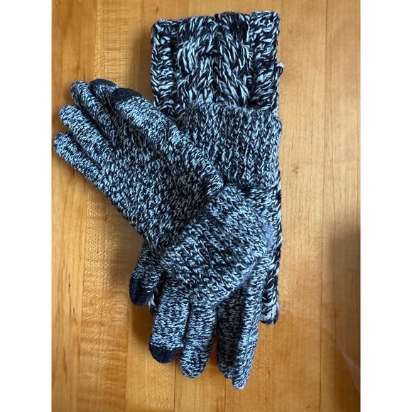 Soft Cable Knit Touchscreen Gloves and Headband Set S/M New Choose Color - Picture 2 of 8